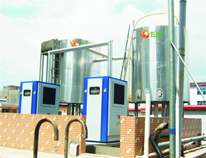 2台KRS-10東(dōng)莞空(kōng)氣能(néng)熱(rè)水(shuǐ)器(qì)